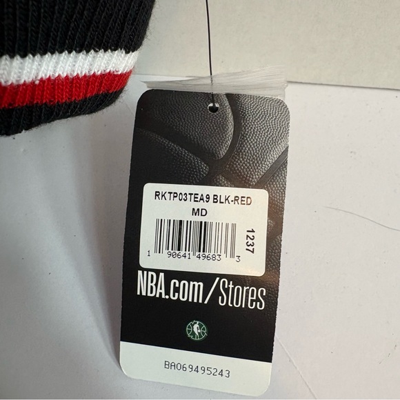 Houston Rockets JH Design NBA Varsity Jacket Men’s Medium Black Red Embroidered - Picture 4 of 5